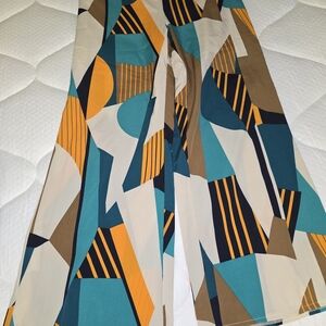 Geometric Patterned Skirt - Multicolor